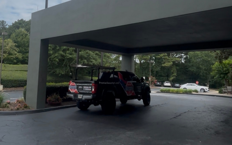 Commercial security monitoring installation in Atlanta Georgia
